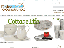 Tablet Screenshot of dolcegourmando.com